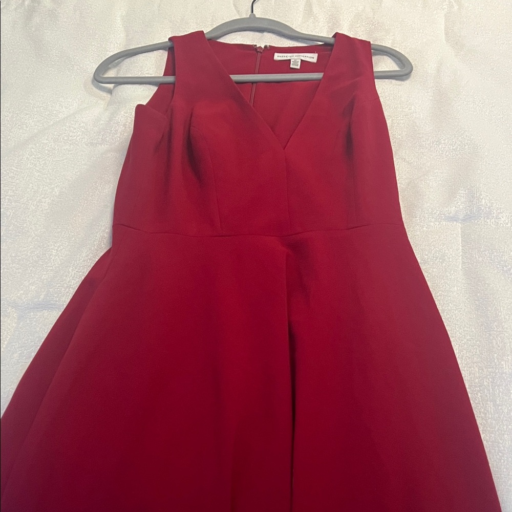 Dress the Population Red Sleeveless Dress